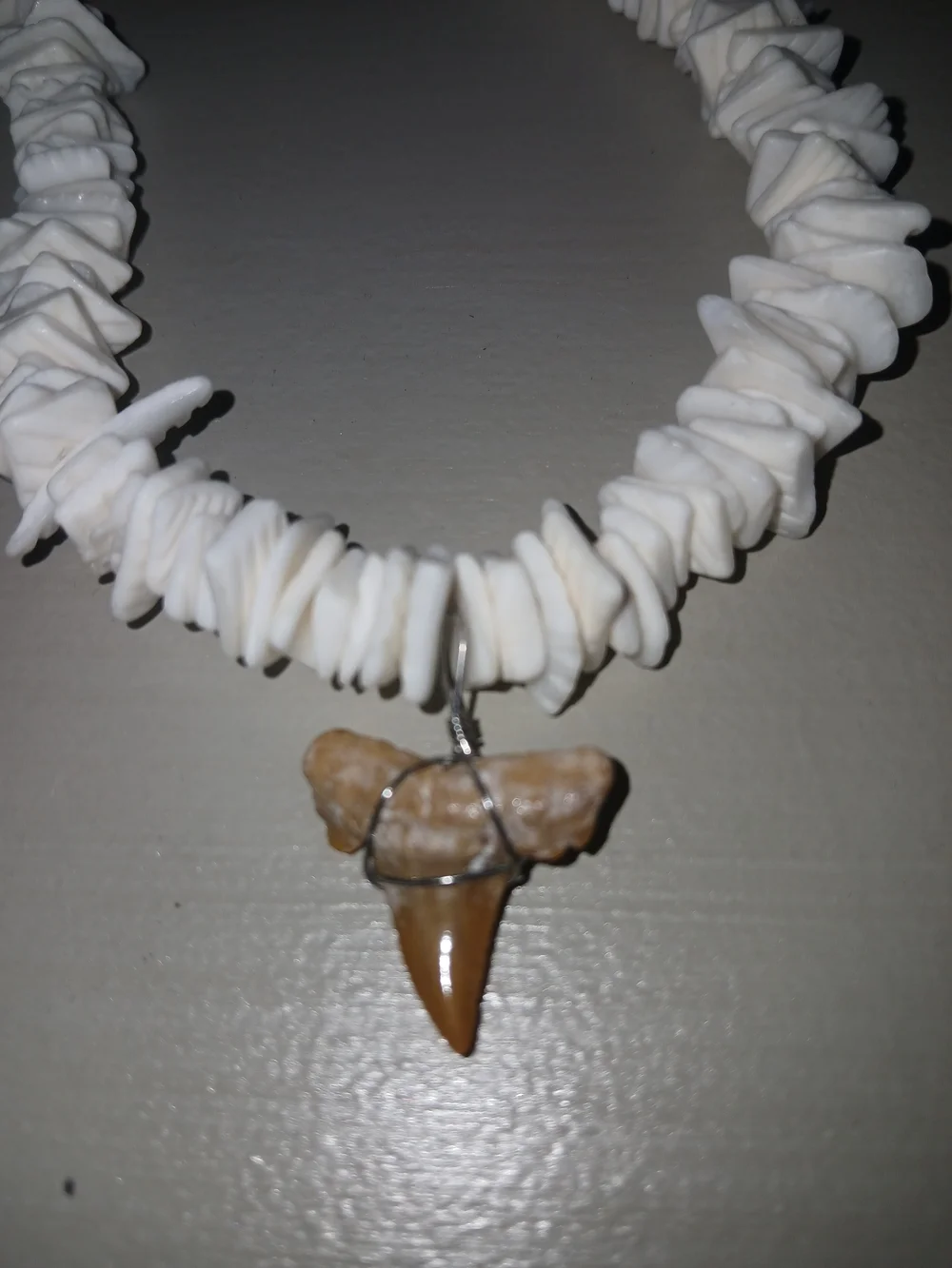 Puka Sharktooth Necklace